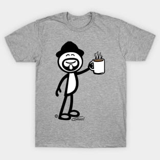 GG Coffee Guy Stick Figure T-Shirt